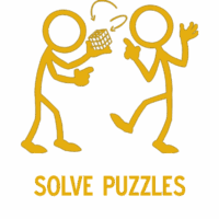 Solve Puzzles Stick Figure (Lock City Adventures)